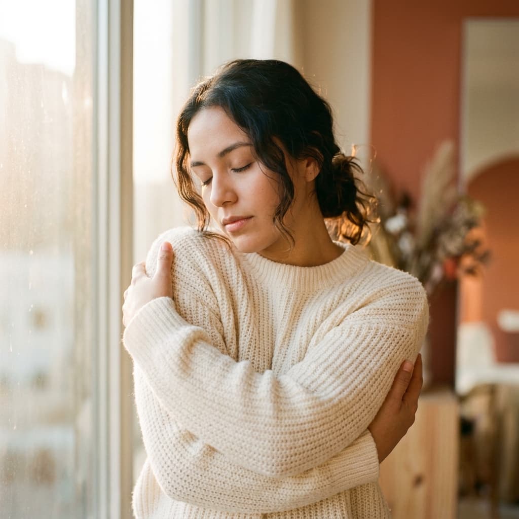 Mujer reflexionando sobre sus emociones y apego ansioso
