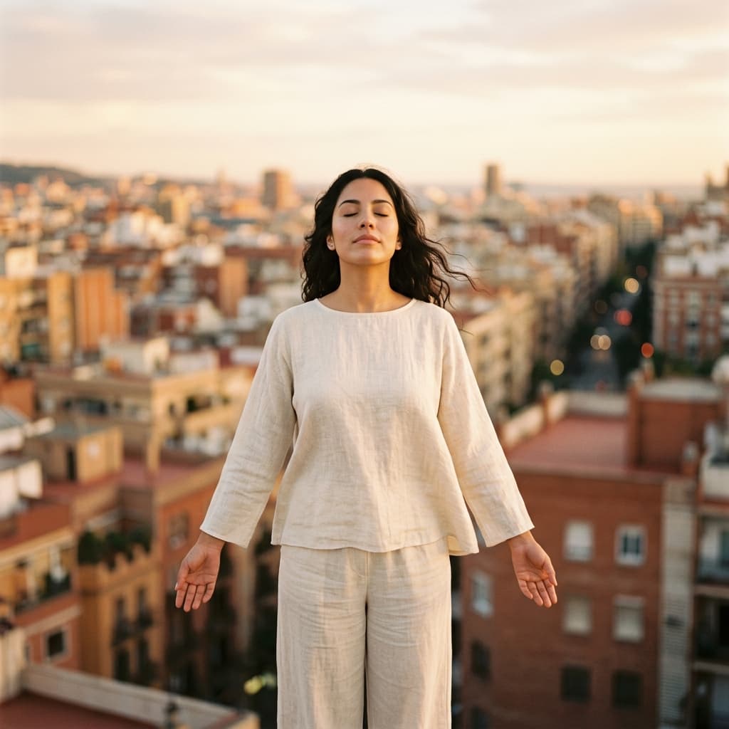 Mujer estableciendo límites emocionales saludables en su relación de pareja