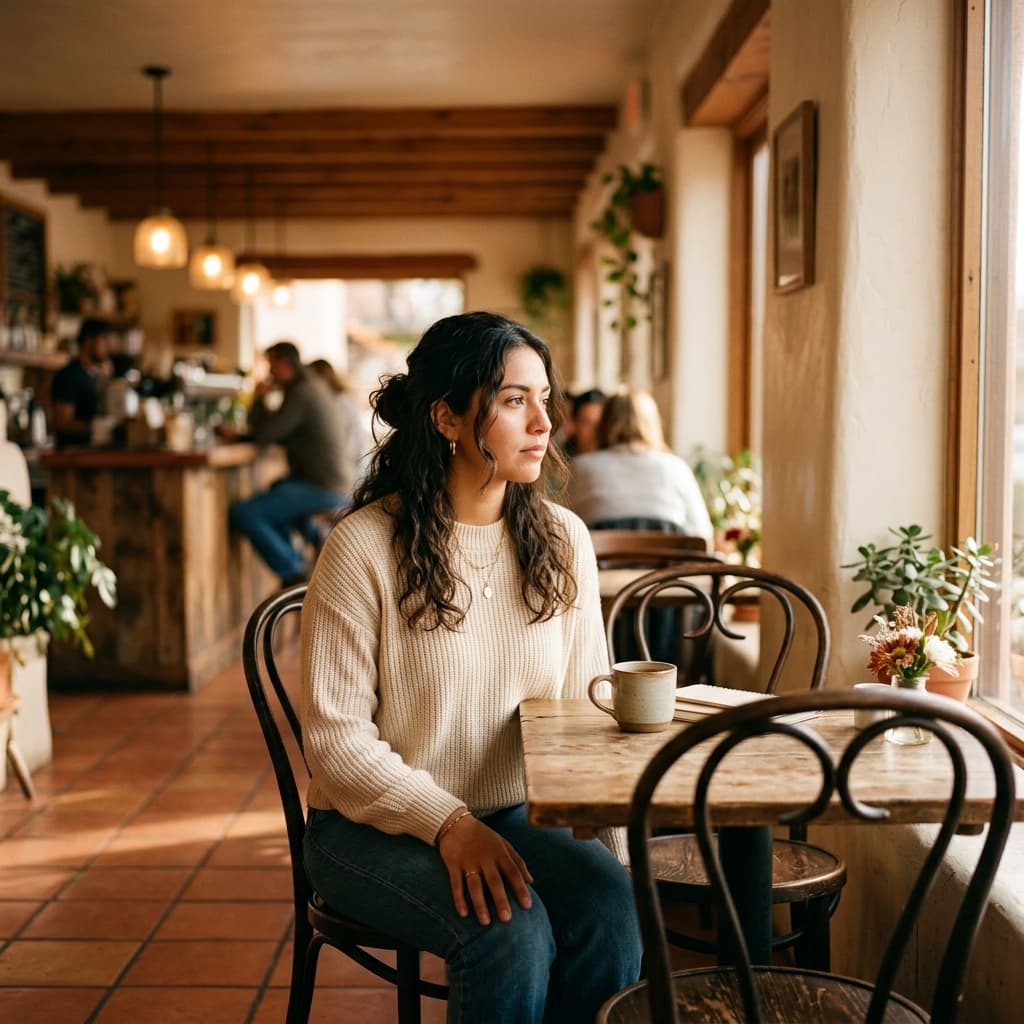 Mujer reflexionando sobre señales de dependencia emocional