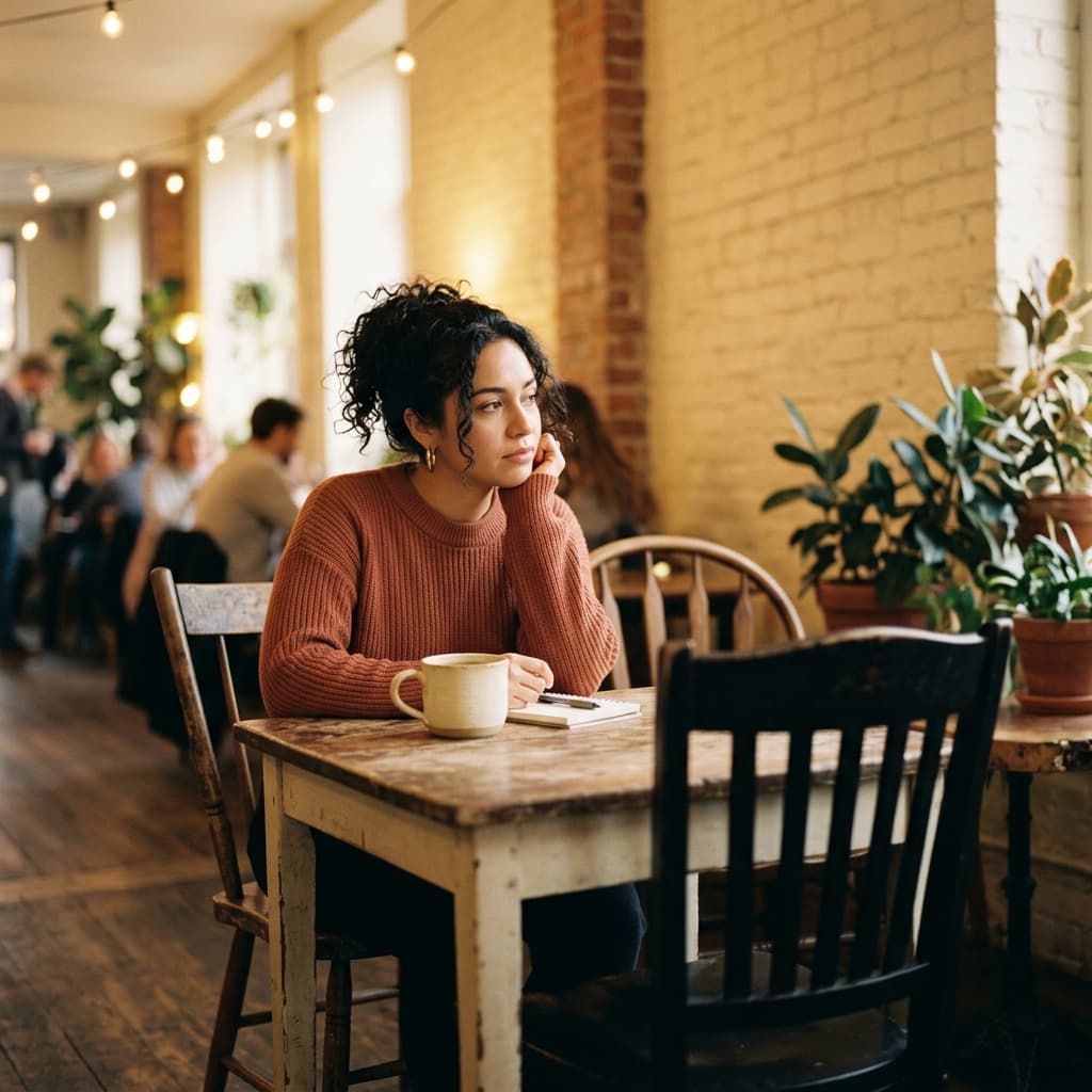Mujer reflexionando sobre la dependencia emocional en relaciones