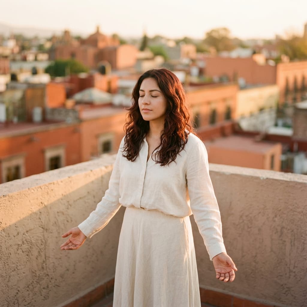 Mujer empoderada recuperando su valor propio desde cero