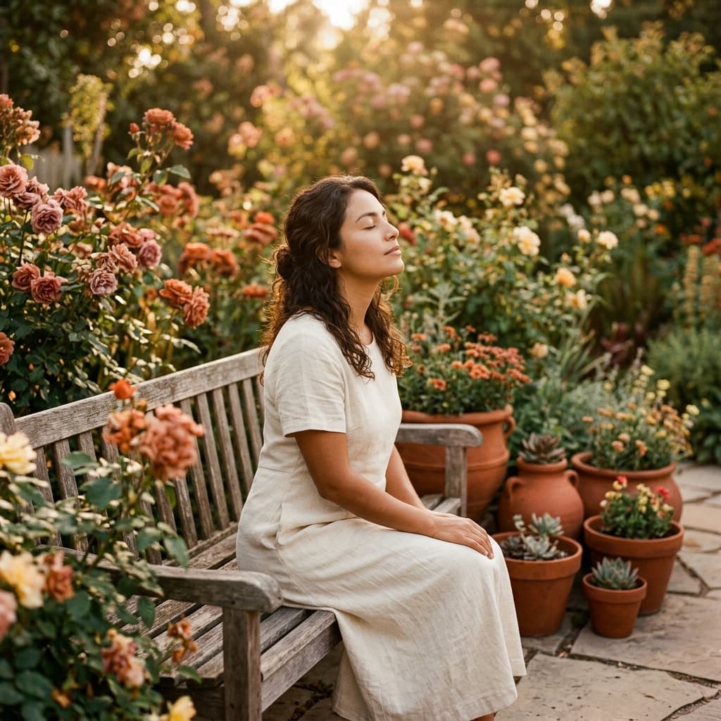 Mujer en proceso de sanación emocional después de una ruptura amorosa